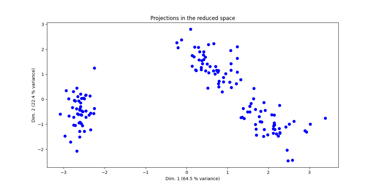 Projections in the reduced space